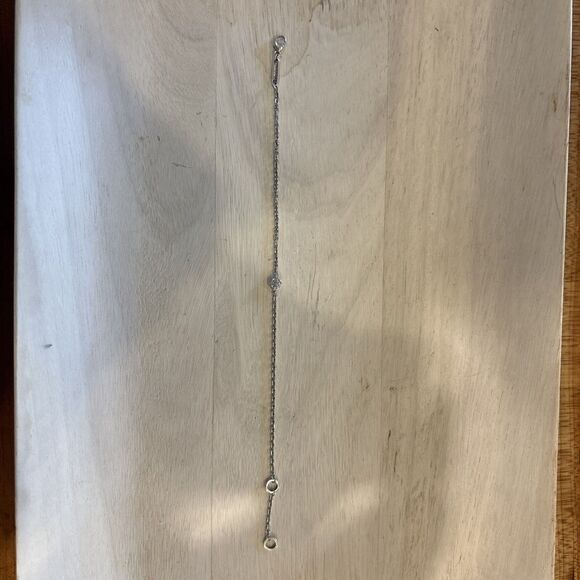 Pandora Era Bezel Sterling Silver Lab-grown Diamond Chain Bracelet - Picture 2 of 8